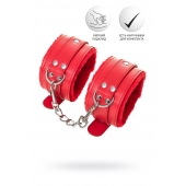 Красные оковы Anonymo из искусственной кожи - ToyFa - купить с доставкой в Туле