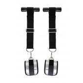 Черно-серебристые фиксаторы для рук на дверь Anonymo - ToyFa - купить с доставкой в Туле