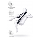 Черные кожаные стропы для фиксации Anonymo - ToyFa - купить с доставкой в Туле