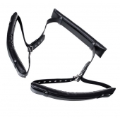 Черные кожаные стропы для фиксации Anonymo - ToyFa - купить с доставкой в Туле