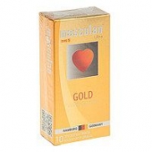 Презервативы Masculan Ultra Gold с золотым напылением и ароматом ванили - 10 шт. - Masculan - купить с доставкой в Туле
