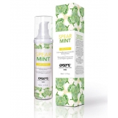 Разогревающее массажное масло Gourmet Spearmint Organic с органическими ингредиентами - 50 мл. - Exsens - купить с доставкой в Туле