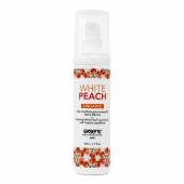 Разогревающее массажное масло Gourmet White Peach Organic с органическими ингредиентами - 50 мл. - Exsens - купить с доставкой в Туле