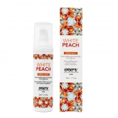 Разогревающее массажное масло Gourmet White Peach Organic с органическими ингредиентами - 50 мл. - Exsens - купить с доставкой в Туле
