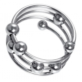 Большое металлическое кольцо под головку пениса - ToyFa - купить с доставкой в Туле