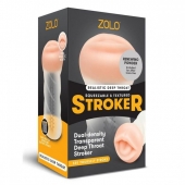 Мастурбатор-ротик ZOLO DEEP THROAT - Zolo - в Туле купить с доставкой