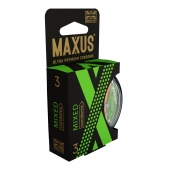 Презервативы в пластиковом кейсе MAXUS AIR Mixed - 3 шт. - Maxus - купить с доставкой в Туле