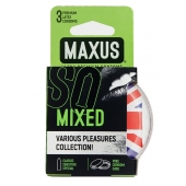 Презервативы в пластиковом кейсе MAXUS AIR Mixed - 3 шт. - Maxus - купить с доставкой в Туле