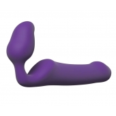 Фиолетовый безремневой страпон Queens L - Adrien Lastic - купить с доставкой в Туле