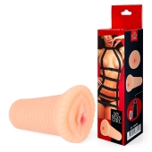 Реалистичный мастурбатор-вагина телесного цвета с вибрацией - Bior toys - в Туле купить с доставкой