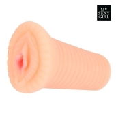Реалистичный мастурбатор-вагина телесного цвета с вибрацией - Bior toys - в Туле купить с доставкой