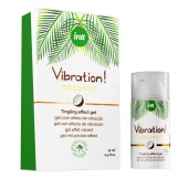 Возбуждающий гель с ароматом кокоса Vibration Coconut - 15 мл. - INTT - купить с доставкой в Туле