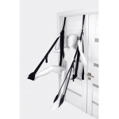 Черные секс-качели на дверь Anonymo №0505 - ToyFa - купить с доставкой в Туле