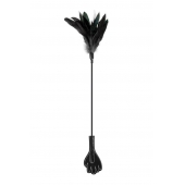 Двусторонний стек-щекоталка Sweet Caress Feather Whip - 58 см. - Sweet Caress - купить с доставкой в Туле