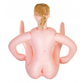 Надувная секс-кукла с реалистичной головой и поднятыми ножками - ToyFa - в Туле купить с доставкой