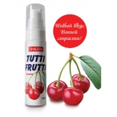 Гель-смазка Tutti-frutti с вишнёвым вкусом - 30 гр. - Биоритм - купить с доставкой в Туле