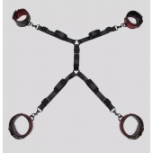 Изысканный набор фиксаций на кровати Reversible Under Mattress Restraint Set - Fifty Shades of Grey - купить с доставкой в Туле