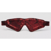 Двусторонняя красно-черная маска на глаза Reversible Faux Leather Blindfold - Fifty Shades of Grey - купить с доставкой в Туле