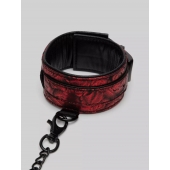 Красно-черные оковы Reversible Faux Leather Ankle Cuffs - Fifty Shades of Grey - купить с доставкой в Туле