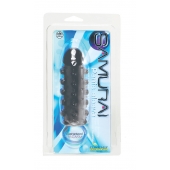 Дымчатая стимулирующая насадка с закрытой головкой SAMURAI PENIS SLEEVE BLACK - 14,5 см. - NMC - в Туле купить с доставкой