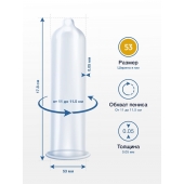 Презервативы MY.SIZE размер 53 - 3 шт. - My.Size - купить с доставкой в Туле