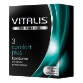 Контурные презервативы VITALIS PREMIUM comfort plus - 3 шт. - Vitalis - купить с доставкой в Туле