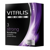 Презервативы с утолщенной стенкой VITALIS PREMIUM strong - 3 шт. - Vitalis - купить с доставкой в Туле