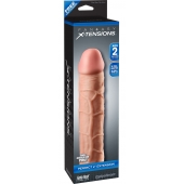 Телесная насадка Fantasy X-tensions Perfect 2  Extension - 20,3 см. - Pipedream - в Туле купить с доставкой