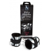 Серо-черные наручники Totally His - Fifty Shades of Grey - купить с доставкой в Туле