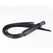 Черная кожаная плеть  Клео  - 60 см. - Sitabella - купить с доставкой в Туле