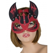 Маска дьяволицы с рожками - LOVETOY (А-Полимер) - купить с доставкой в Туле