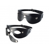 Черная кожаная маска  Новичок - Sitabella - купить с доставкой в Туле