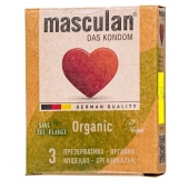 Экологически чистые презервативы Masculan Organic - 3 шт. - Masculan - купить с доставкой в Туле