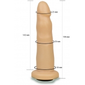 Телесная насадка Harness - 15,8 см. - LOVETOY (А-Полимер) - купить с доставкой в Туле
