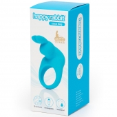 Голубое эрекционное виброкольцо Happy Rabbit Rechargeable Rabbit Cock Ring - Happy Rabbit - в Туле купить с доставкой