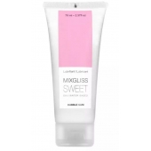 Смазка на водной основе Mixgliss Sweet с ароматом бабл-гам - 70 мл. - Mixgliss - купить с доставкой в Туле