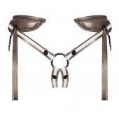Бронзовый пояс для насадок Desirous Harness - Strap-on-me - купить с доставкой в Туле