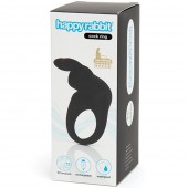 Черное эрекционное виброкольцо Happy Rabbit Rechargeable Rabbit Cock Ring - Happy Rabbit - в Туле купить с доставкой
