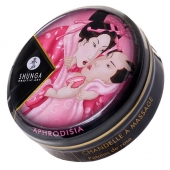 Массажная свеча Rose Petals с ароматом розы - 30 мл. - Shunga - купить с доставкой в Туле