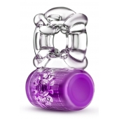 Фиолетовое эрекционное виброкольцо Pleaser Rechargeable C-Ring - Blush Novelties - в Туле купить с доставкой