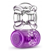 Фиолетовое эрекционное виброкольцо One Night Stand Vibrating C-Ring - Blush Novelties - в Туле купить с доставкой