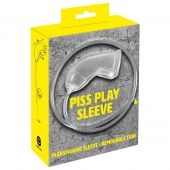 Прозрачная насадка на пенис Piss Play Sleeve для игр с мочеиспусканием - Orion - купить с доставкой в Туле