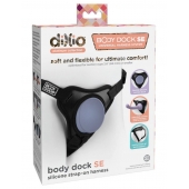 Черные трусики для страпона Body Dock SE на регулируемых ремнях - Pipedream - купить с доставкой в Туле