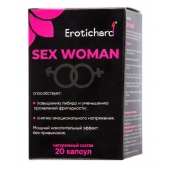 Капсулы для женщин Erotichard sex woman - 20 капсул (0,370 гр.) - Erotic Hard - купить с доставкой в Туле