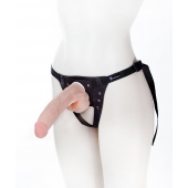 Реалистичный фаллос на поясе Harness - 20,5 см. - LOVETOY (А-Полимер) - купить с доставкой в Туле