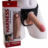 Страпон в подарочной упаковке: трусики с плугом и фаллоимитатор-насадка - 16 см. - LOVETOY (А-Полимер) - купить с доставкой в Туле