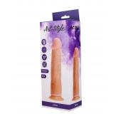 Фаллоимитатор с розовой головкой ART-Style №29 на присоске - 21,5 см. - Art-Style