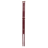 Бордовый ремень Halo Waist Belt - размер L-XL - Shots Media BV - купить с доставкой в Туле