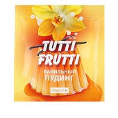 Пробник гель-смазки Tutti-frutti со вкусом ванильного пудинга - 4 гр. - Биоритм - купить с доставкой в Туле