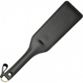 Черная кожаная шлепалка SitaBlack - 30 см. - Sitabella - купить с доставкой в Туле